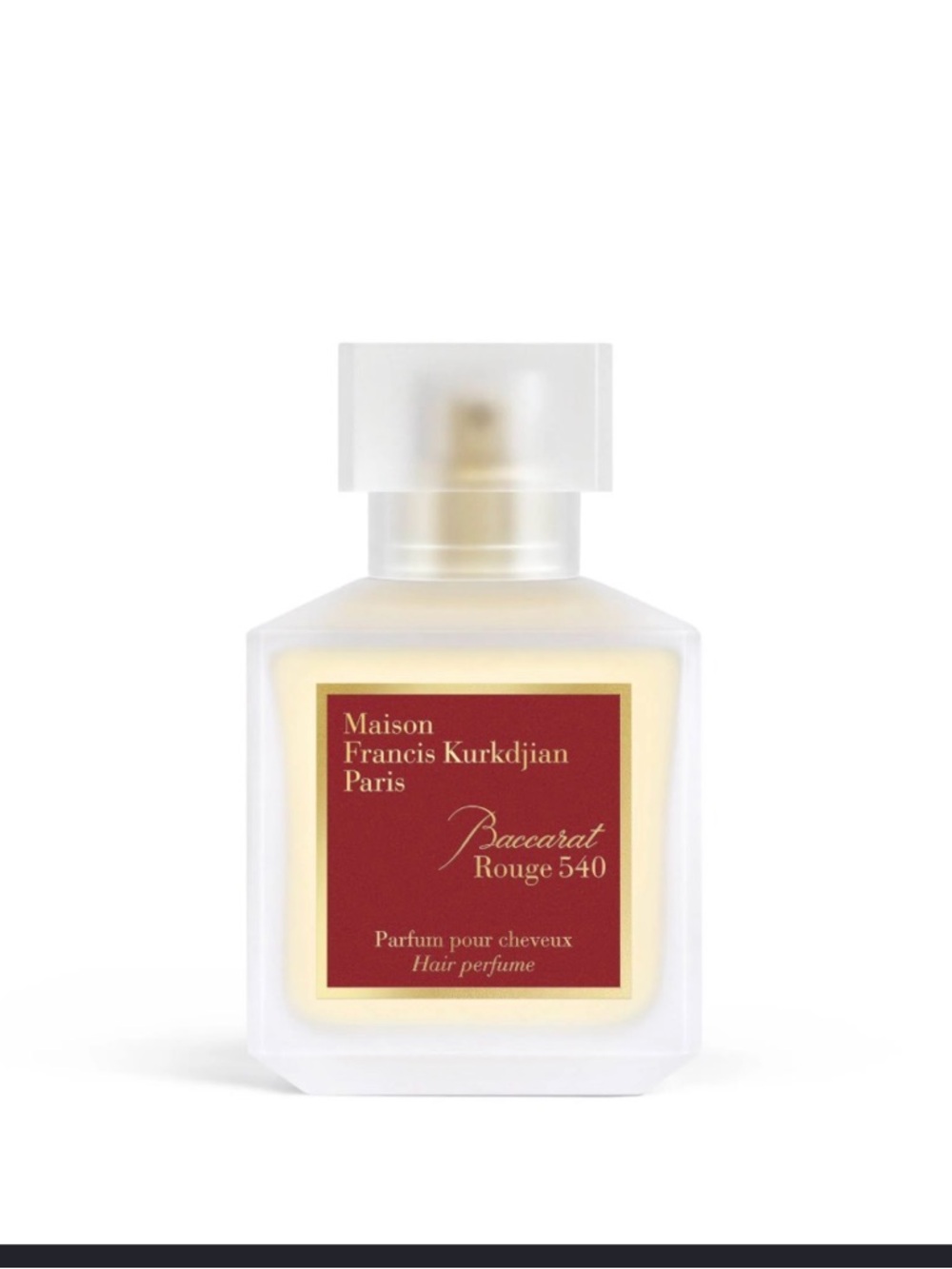 Maison Francis Kurkdjian Baccarat Rouge 540 Hair Perfume